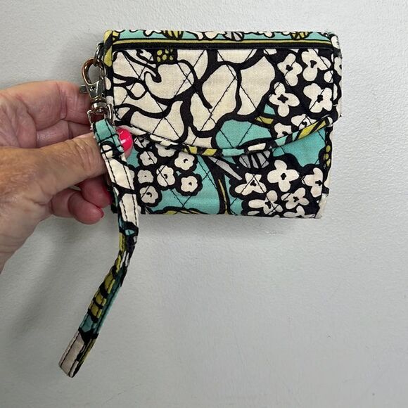 Vera Bradley Island Blooms Bundle of Two! Frannie Bag + Wallet - Picture 7 of 10